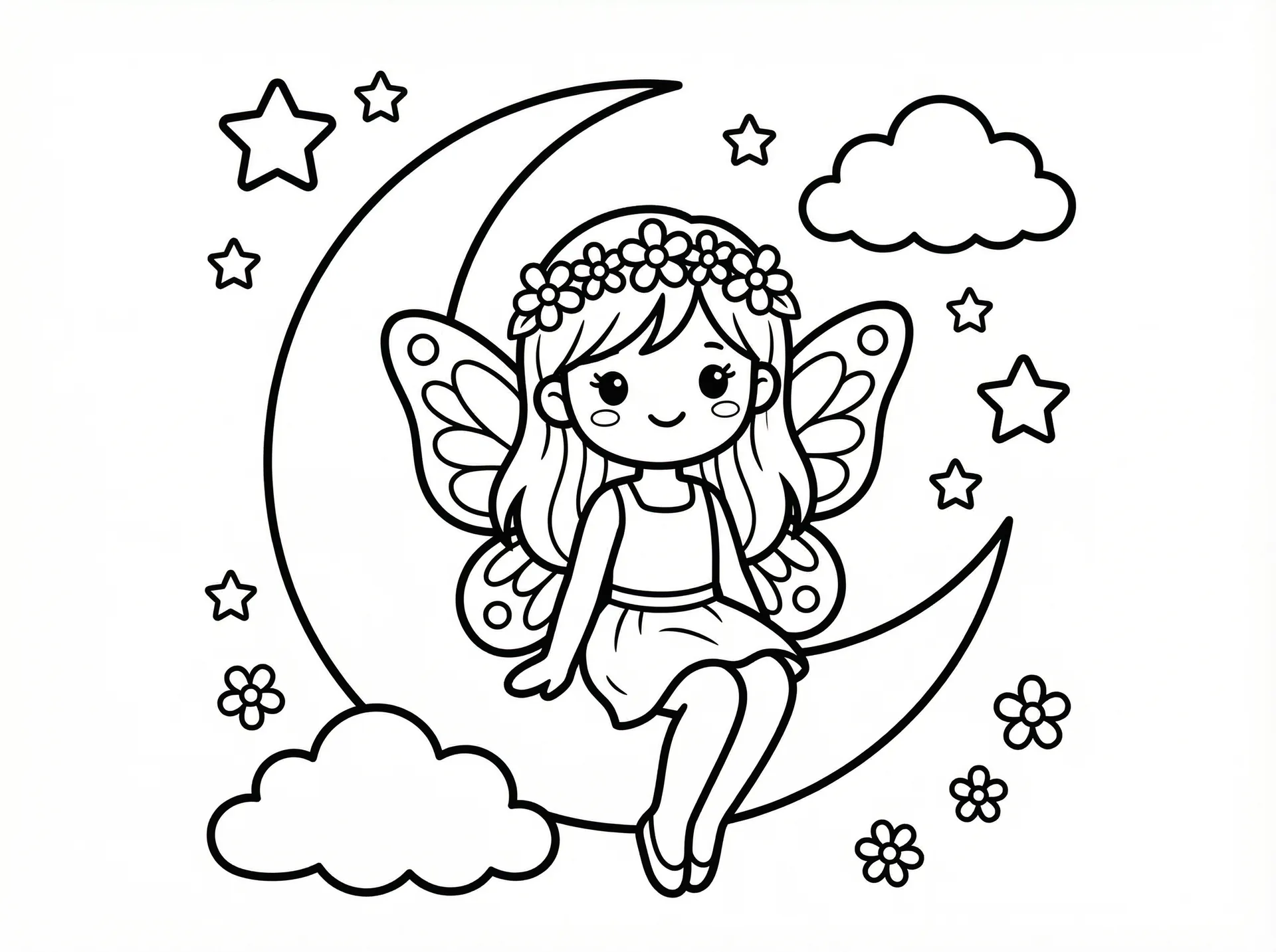 色情网站大全_夜关门:欲望之花 - 月亮上的蝴蝶翅膀精灵涂色线稿